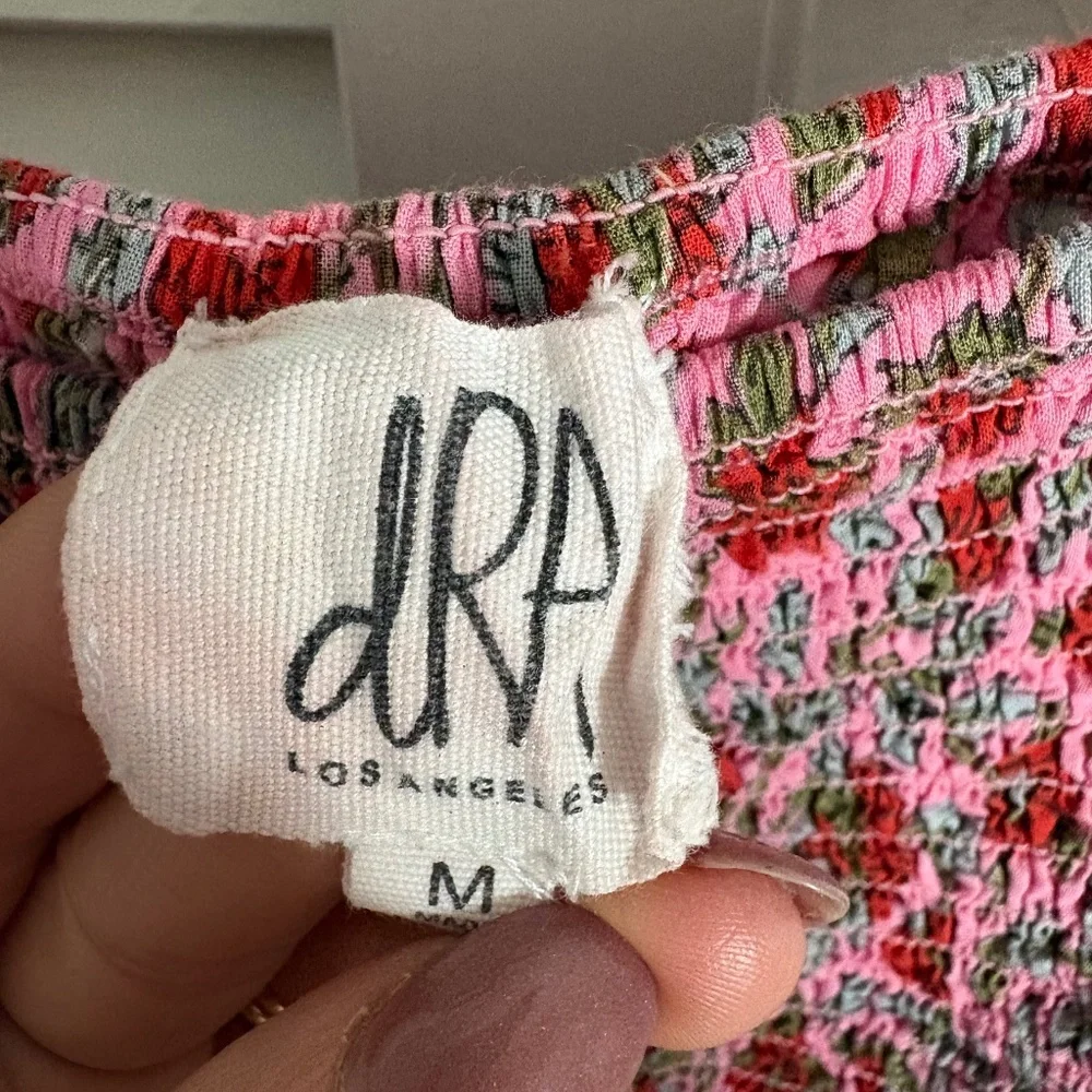 Anthropologie DRA Los Angeles Matilda Midi Women’s SZ M Floral Print Dress - Picture 7 of 8